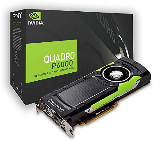 PNY VCQP6000-PB Nvidia Quadro P6000 Grafikkarte (24GB GDDR5) schwarz