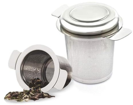 VAHDAM, Infusore Tè Classico | Ideale per The in Foglie | Infusore per Tisane in Acciaio Inox 18/8 | Design Comodo e Pratico | Filtro per Tisane |