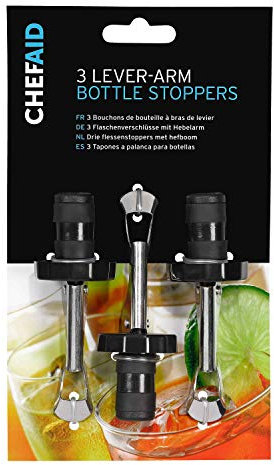 Chef Aid Set of 3 Bottle Stoppers