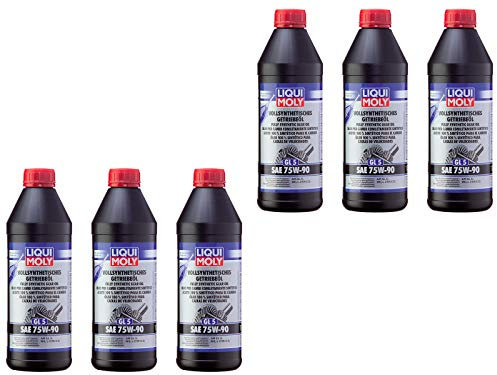 ILODA 6X Original Liqui Moly 1L Vollsynthetisches Getriebeöl (GL5) SAE 75W-90 Gear Oil