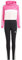 adidas Tiberio 3-Stripes Colorblock Fleece Leggings Set Kids, Tuta Bambina, Semi Lucid Fuchsia/White/White, 13-14 Years