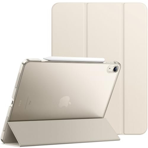 JETech Hülle für iPad Air 13 Zoll M3/M2 (2025/2024), Dünn Standfuß Hart Rückenschale Smart Abdeckung mit Auto Wachen/Schlafen (Polarstern)