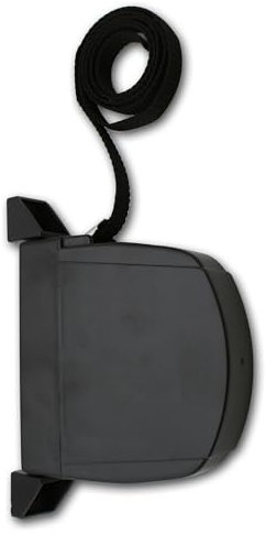 DOJA Barcelona | Recogedor de Persiana Abatible | Recogedor Persiana | Cinta 18mm | Pack 2 | Negro | Recogedor Cinta Persiana Abatible | Recogedor de Cinta Exterior, Enrollador Persiana