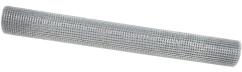 Brokky 42004933 Recinzione in Filo Saldato 1.4x25 m Acciaio Zincato Rete Metallica per Recinzioni Zincata Elettrosaldata Rigida - Ideale per Recinzioni da Giardino,Aree Verdi e Spazi Esterni