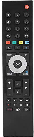Fjärrkontroll, Låg effekt Stora knappar Universal Original ersättningstjänst Hållbar Smart TV fjärrkontroll, För GRUNDIG TV TP7187R, svart