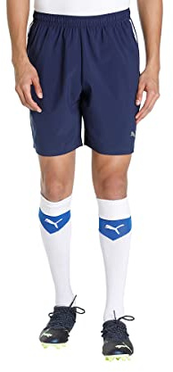 PUMA Herren Teamliga Sideline Shorts, Peacoat-puma Black-puma White, L EU