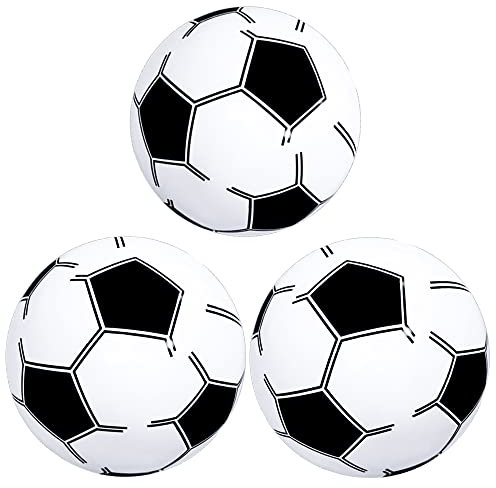 VoizVony 3 Stück Wasserball aufblasbar,30cm Aufblasbarer Ball Wasserbälle fußbälle für Kinder Sommer Strand Poolparty Sport Spiel Party Supplies