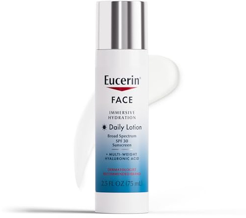 Eucerin - Daily Immersive Hydration Face Lotion with SPF 30 Wide Spectrum, Daily Moisturising Cream Including