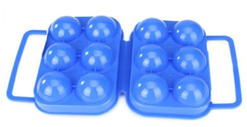UKCOCO Porte- Plastique Pour Œufs Boîte De Rangement Pratique Et Portable Pour Camping Et Pique- Bleu