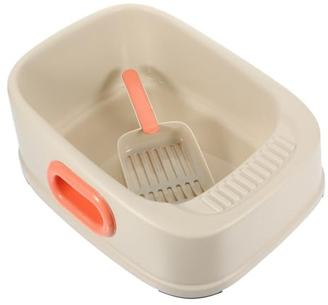 TOYANDONA Arenero Cubierto Para Gatos Estera De Arena Portátil Inodoro Antisalpicaduras Entrenamiento Gatitos