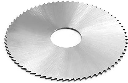 Utoolmart Hoja de sierra circular de acero de alta velocidad de 63 mm x 16 mm x 0,8 mm, sierra de corte de 72 dientes, disco de rueda para cortar ranurado, acero, cobre, metal, plástico, madera