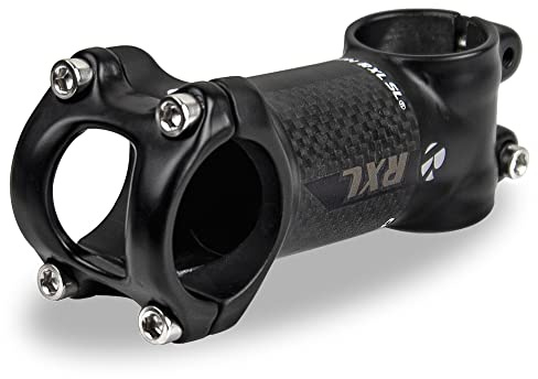 LOVEJIA Potencia MTB, Vástago Manillar 120mm 6 Grados, Potencia Bicicleta Carretera 31.8, 3K Negro Ligero Largo Potencia Bicicleta Montaña for BTT BMX E-Bike Descenso Enduro Fixie XC