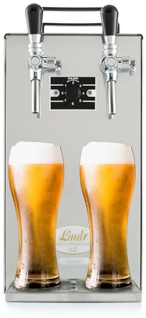 ich-zapfe.de Sistema de dispensación - Contacto 40 - Dispensador de cerveza (2 vías, enfriador en seco, 50 litros/h, Green Line), NEW-8755