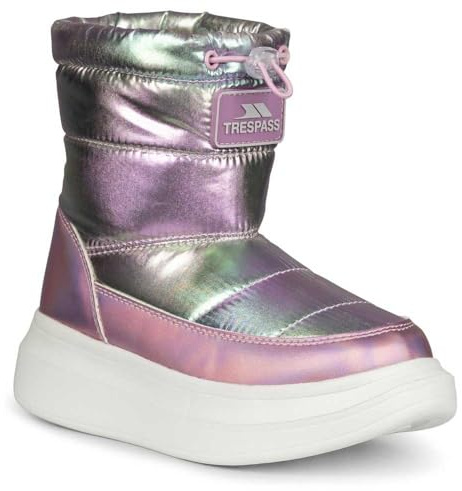 Trespass Girls Kids Snow Boot with Plush Lining Sasi