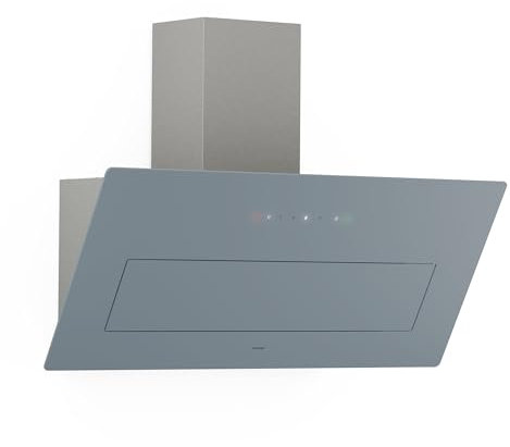 Klarstein SleekAir Dunstabzugshaube - 90 cm Kopffreihaube, 718 m³/h, A++ Energieeffizienz, Touch-Bedienung, LED-Beleuchtung 2700-6500 K, Duale Belüftung, Edelstahl