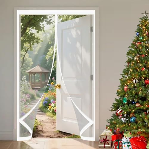 Rideau Thermique Isolant 72 x 210 cm Chaud en Hiver et Frais en Été, Chaud Coupe-Vent et Insonorisant Rideau de Porte Anti Froid pour Salon, Chambre Chauffante, A