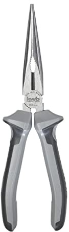 kwb Profi Flachrund-Zange/Flach-Zange 200 mm nach DIN ISO 5745 gerade Form, Schneidkanten induktiv gehärtet