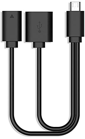Rii F1 Cable OTG Micro USB, Color Negro (ES-OTG)