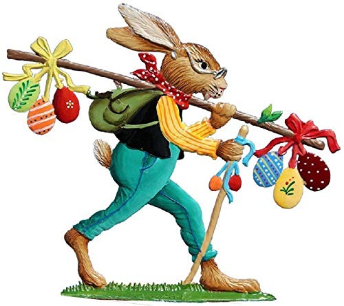 Wilhelm Schweizer Zinnfigur Hase als Eierkünstler Jahreshase 2020