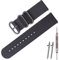XBHSW 24 mm Nylonband, geeignet für Suunto 7/9 Spartan Sport Wrist HR Schnellspanner, Segeltuch, Traverse D5 Retro-Armband, Baro-Armband, 24 mm, Künstlicher Quarz.