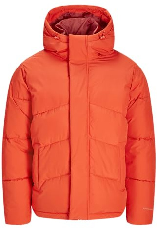 JACK & JONES Men's JJWORLD Puffer Jacket, Dragon Fire, L, Dragon Fire, L