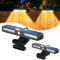PEAKRO Solar Lamps for Outdoor, 2 Pack Clip-on Solar Lights with Motion Detector, 3 Modes LED Solar Lights for Outdoor, IP65 Waterproof Outdoor Solar Lamp for Garden Fence Gutter Pathway(Warm Light)