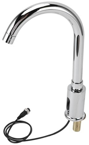 Sensor de Infrarrojo Automático de Grifo de Agua Fría Sola Grifo de Fregadero sin Toque sin Toque con 360 Grados Rotaciones para la Cocina o el Baño