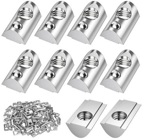80 tuercas deslizantes M6 ranura T 20 para perfil 20x20 impresora 3D CNC