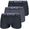 MUSTANG Herren 3er Pack Boxershorts Retro Navy XL