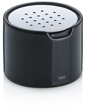 kela indoor fruit fly trap FINO reusable, mosquito trap with natural agent (vinegar, water), sustainable, ceramic matt black