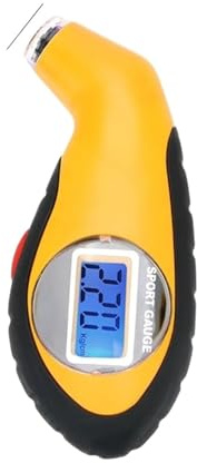 MNEVZX Solar TPMS Tire Pressure Monitoring System Temperature Warning Car Tyre Pressure Tester 4 Sensors Diagnostic Tools(Tyre Pressure Guage)