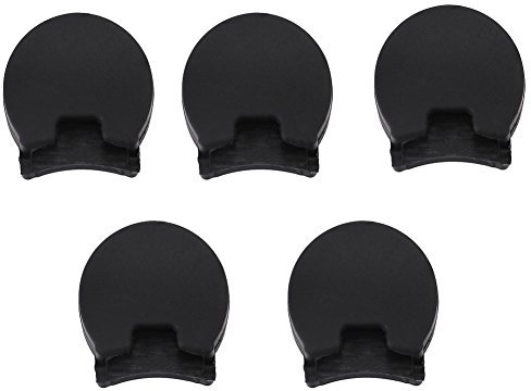Daumenstütze, Klarinette, Daumenauflage, Standard, Gummi, Fingerschutz, für Klarinette Oboe, Instrumente (schwarz, 10 mm), 5 Stück