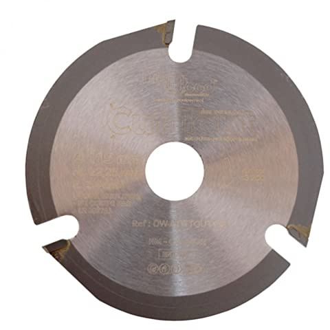 DIAMWOOD EXPERT EN EQUIPEMENT - Lame disque multifonctions HM CUT-TOUT D. 125 x Al. 22,23 x ép. 2.8/2.2 mm x Z3 pour bois, plâtre, PVC