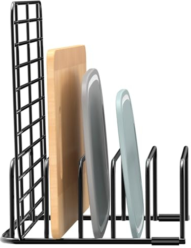 Fikoksol Cutting Board Organizer Storage, Baking Sheet Rack under Cabinet