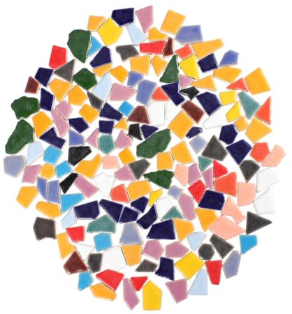 HAWILLOSCH 400g Carreaux De Céramique Mixtes Pour Artisanat Carreaux De Décoration Pour Loisirs Créatifs