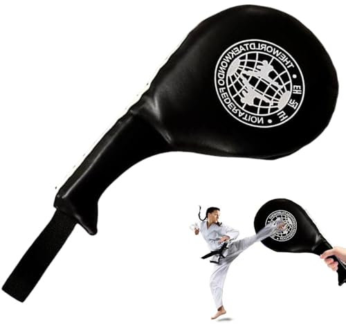 Taekwondo Kick-Pads,Taekwondo Handpratze,Taekwondo Pratzen,Trainingspads für Karate,Doppel-Kick-Pads,Doppelschicht-Design,Wird für Karate,Boxen und Taekwondo -Training verwendet
