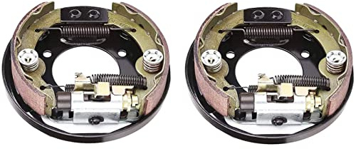 BestAccess Golf Cart EZGO Brake Assembly | Rear Brake Cluster Fits 1996-up EZGO TXT PDS Medalist and 1993-up Yamaha G14 G16 G19 G20 G21 G22 OEM#70998-G01 70998-G02 (2PCS)