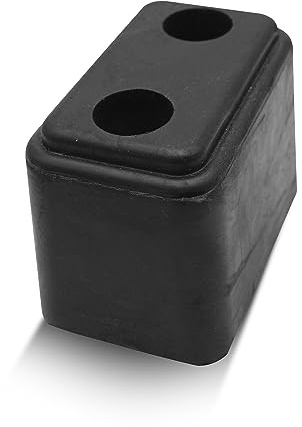 DOJA Barcelona | Gummipluggar lastbilar | 1-pack | gummistopp för lastbilar | 116 x 74 x 86 mm | gummi | lastbilstillbehör | för släpvagn, husbilstillbehör, garage hjulstopp, parkering