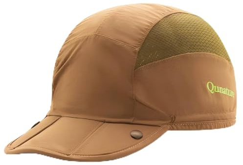Qunature Outdoor Cap Sun Hat Sports Hat Men Women Camping Hiking Cap Road Bike Cycling Helmet Lining Foldable Caps