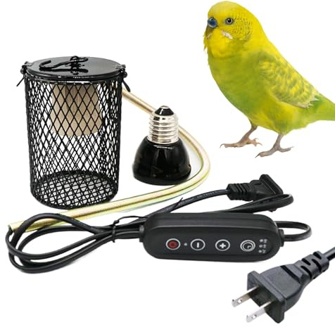 Générique Porte-Lampe Chauffant, Dispositif De Projecteur Thermique, Protection Pour Abat-Jour - Accessoire Pour Terrarium, Aquarium, Extérieur, Serre Et Volière