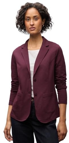 Street One 2116815 Blazer Basique, Rouge Noble, 40 Femmes