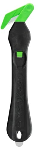 Klever - Eco Xchange Safety Box Cutter (Pack of 10). Perfect For Cardboard, Film, Stretch & Shrink Wrap, Plastic Banding, Tape & Zip Ties.