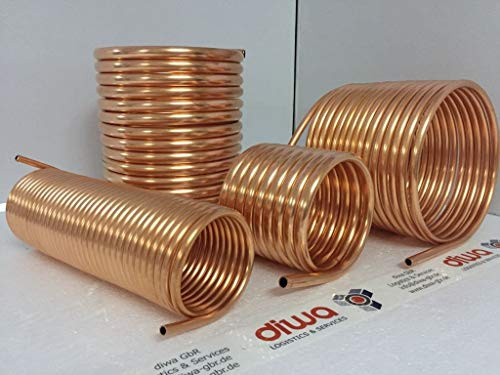 Spirale Di Tubi IN Rame 15x1mm Soffice Di 10m Con Ø Circa 30cm (Kupferrohrspirale)