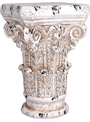 Unbekannt Säule Podest Dekosäule griechische Säule Pflanzsäule Blumensäule 64cm Beige yac035 Palazzo Exklusiv