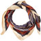 ONLY Damen Onlcherie Life Satin Scarf Acc Schal, Leather Brown/AOP:AOP, Einheitsgröße EU