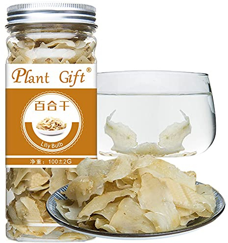 百合干 Dried Lily Bulb, 100g/3.52oz - Plant Gift
