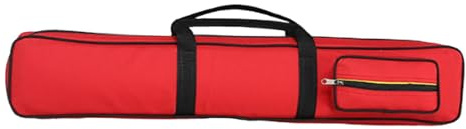 Jiuvaso Custodia per Stecche da Biliardo, Contiene 2 Stecche, Regalo Antipolvere con Tracolla Regolabile, Custodia per Stecche da Biliardo da 1/2, Rosso