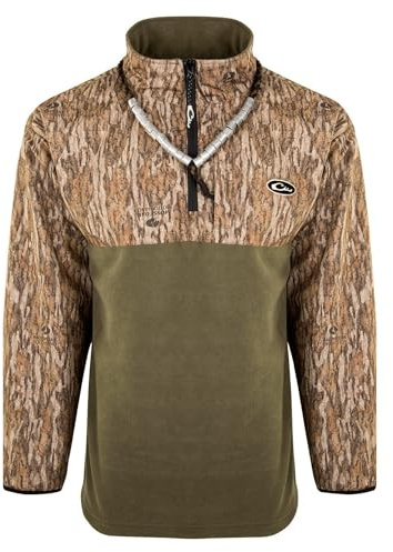 Drake Waterfowl Men's MST Quarter 1/4 Zip Refuge Eqwader Hunting Jacket
