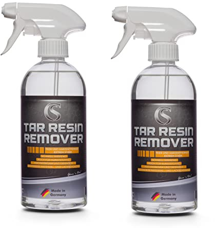 Neu Car Sense Tar & Resin Remover Teer und Harzentferner 2x0,5 L für Fahrzeuge I Autopflege zur Reinigung von Oberflächen wie Holz, Metall, Kunststoff, Edelstahl und lackierten Flächen…