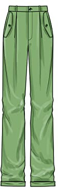 Simplicity Misses' High-Waisted Pants and Shorts Sewing Pattern Kit, Code S9709, Sizes 16-18-20-22-24, Multicolor
